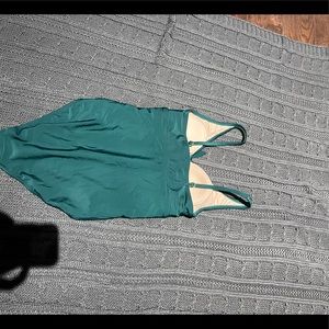 emerald green swimsuit